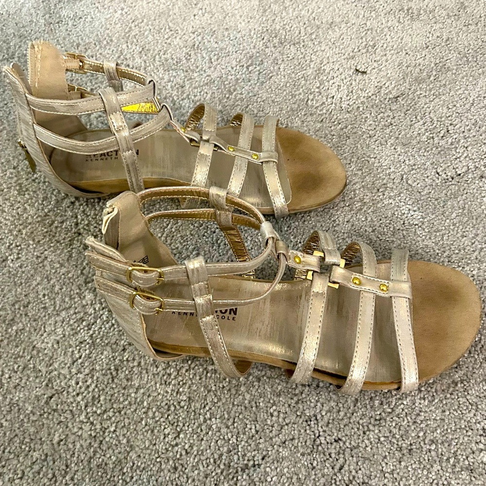 Kenneth Cole Women's Gold Sandals